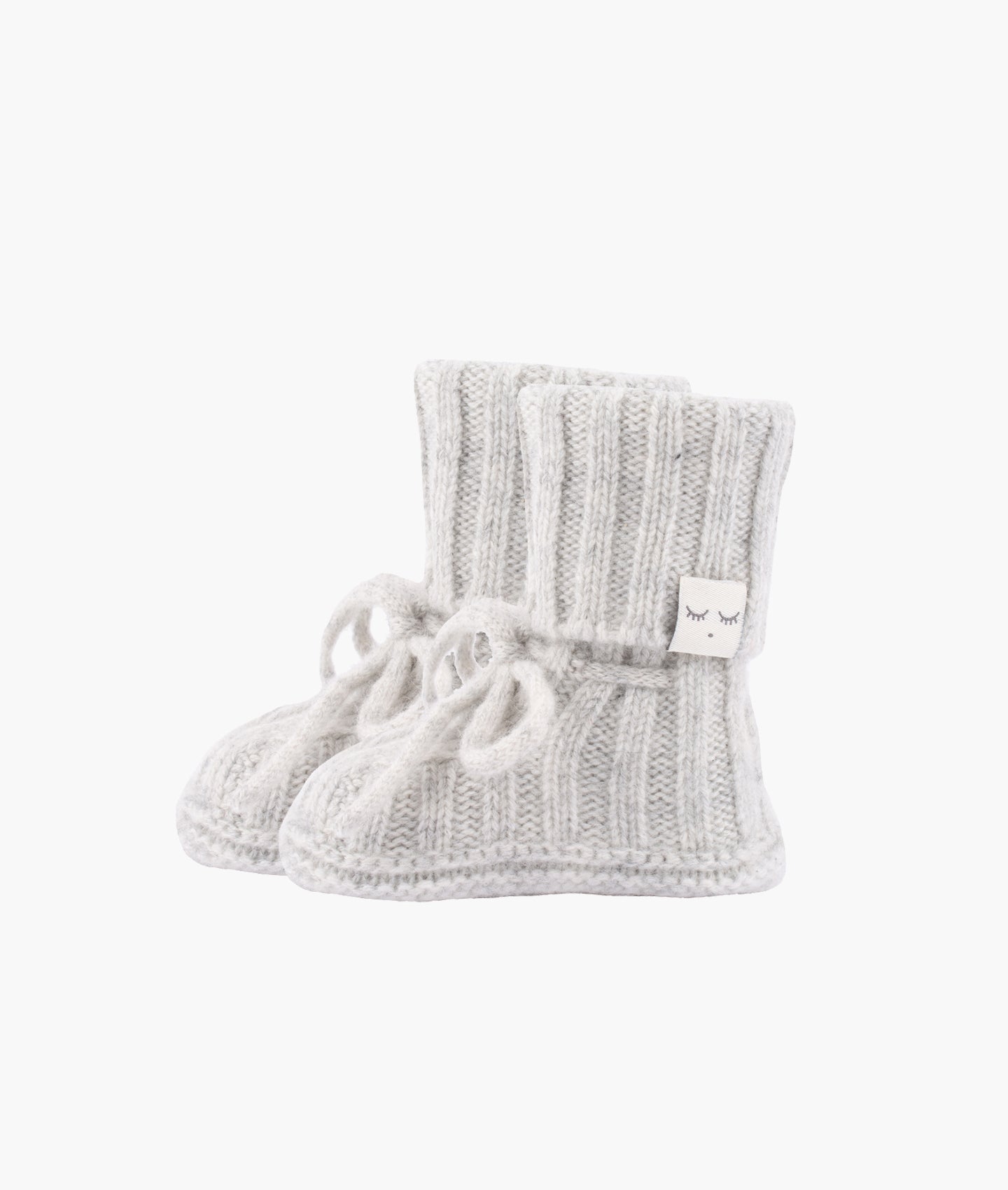Cable Knit Cashmere Footies