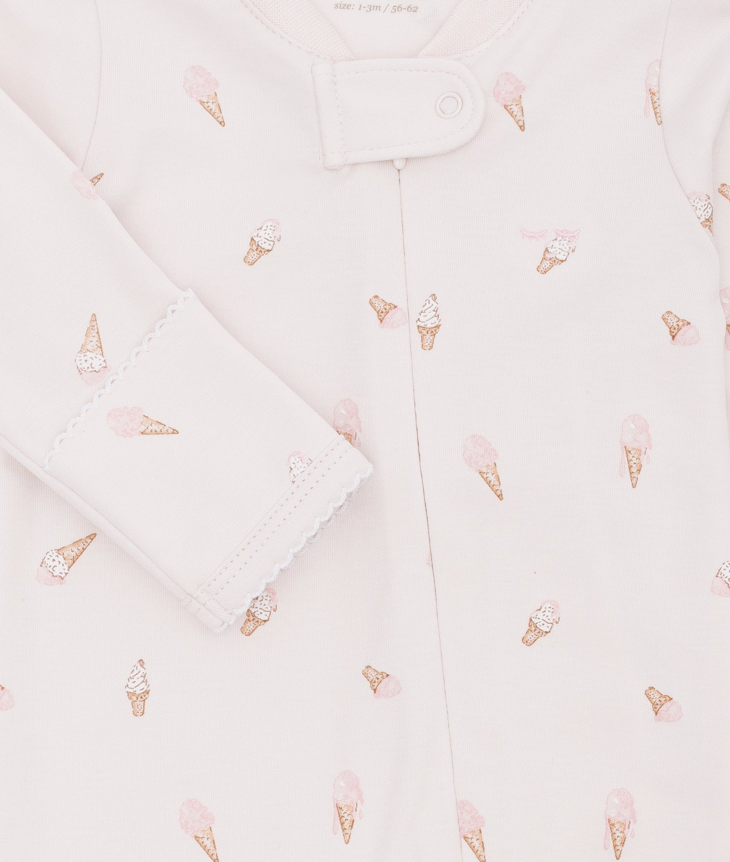 Ice Cream Zipper Footie