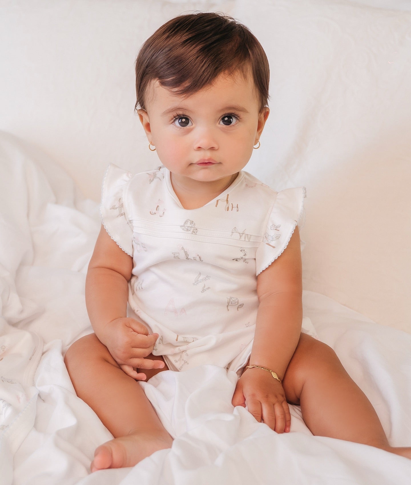 Alphabet Flowers Athena Jumpsuit