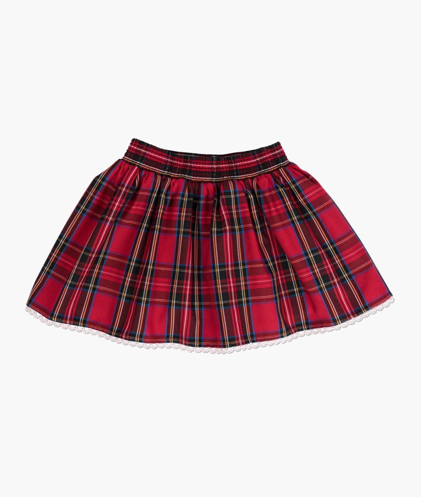 Tartan skirt red outlet and black