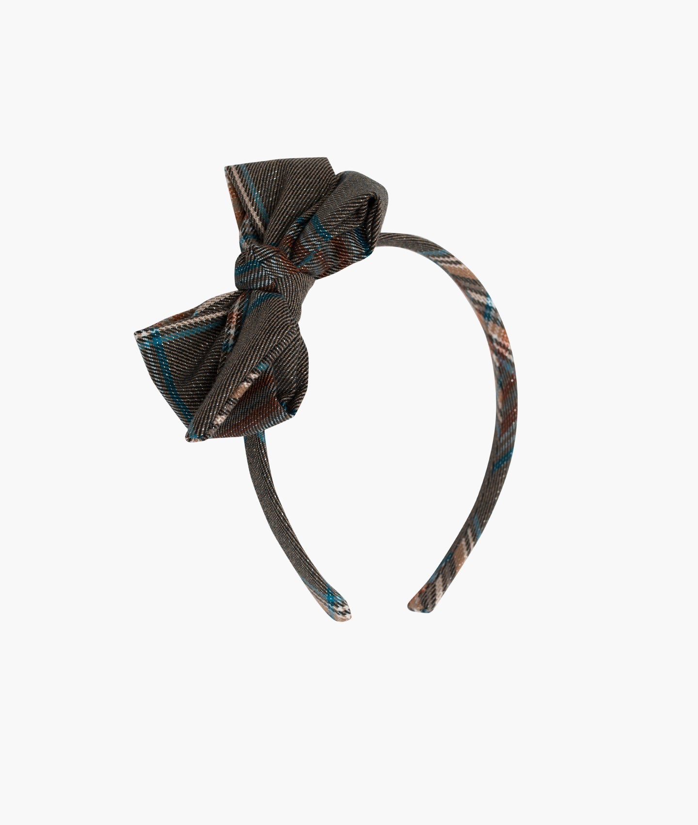 Grey Checks Hairband