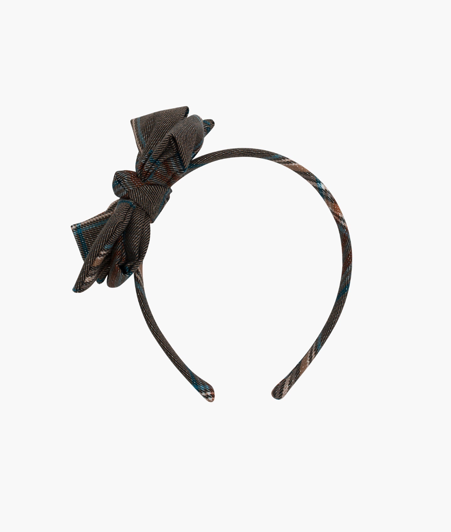 Grey Checks Hairband