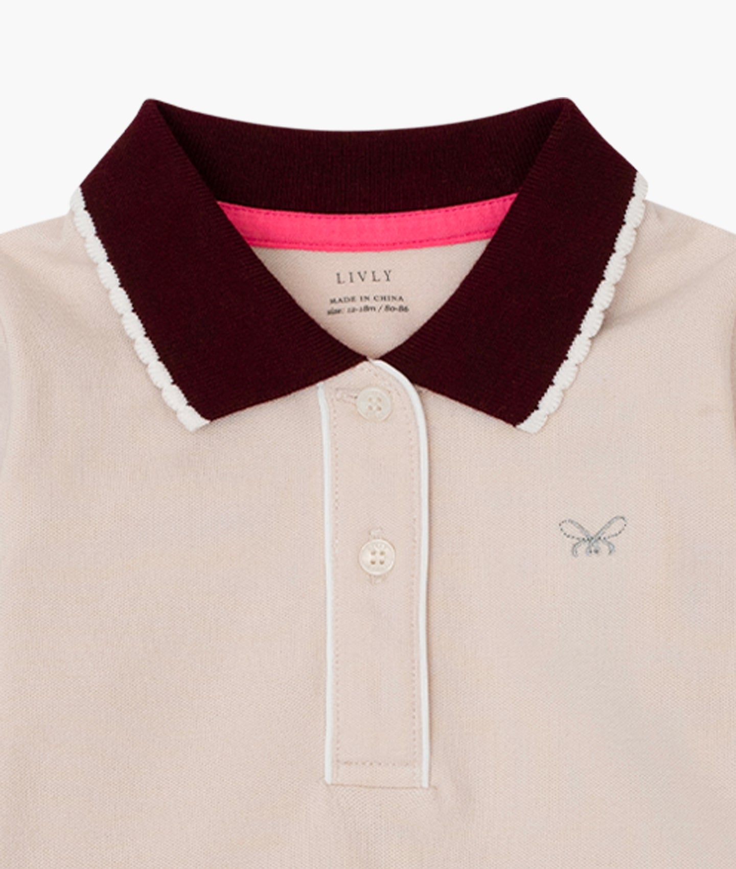 Piké Polo Collar Dress