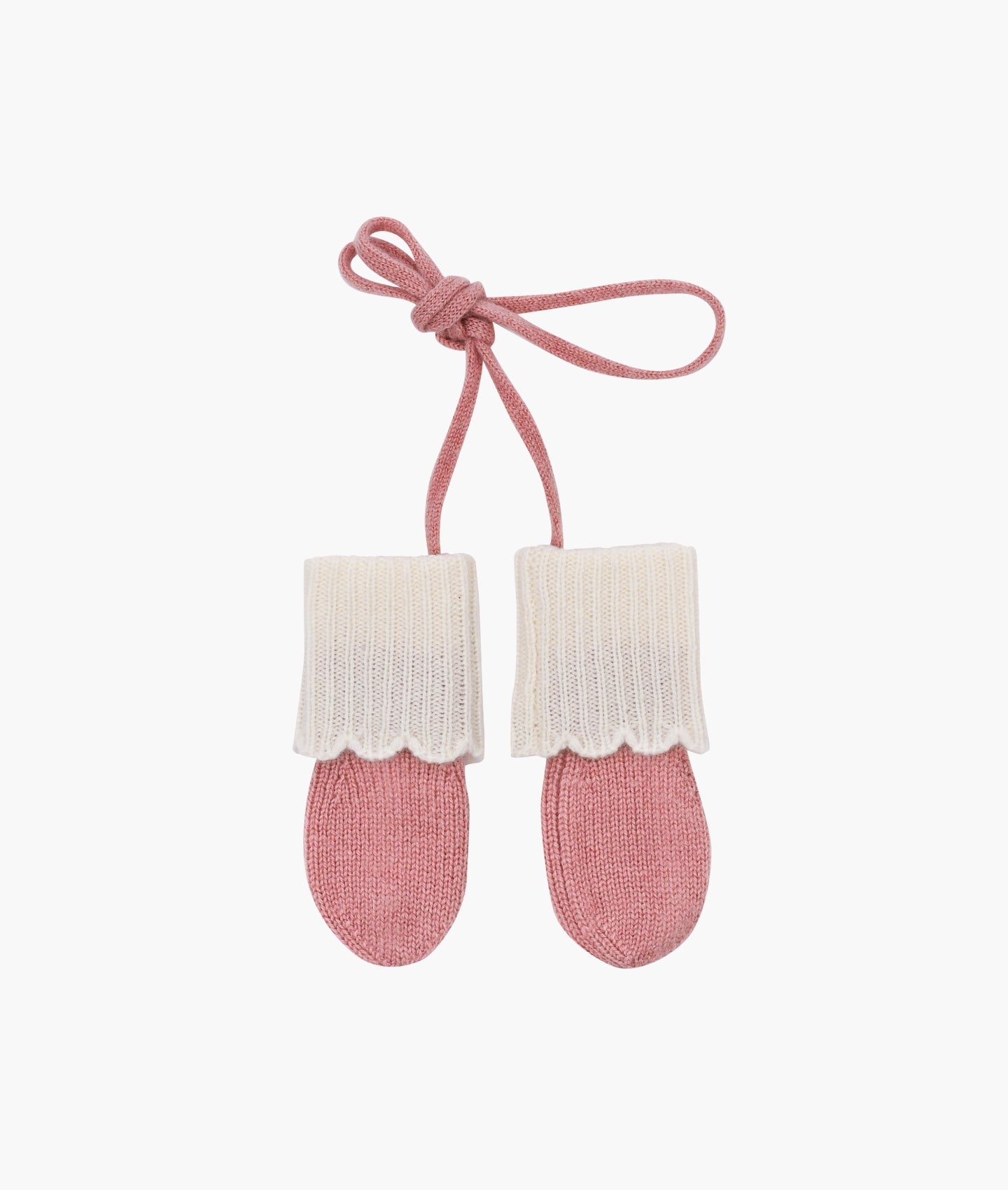 Cashmere Baby Scallop Mittens