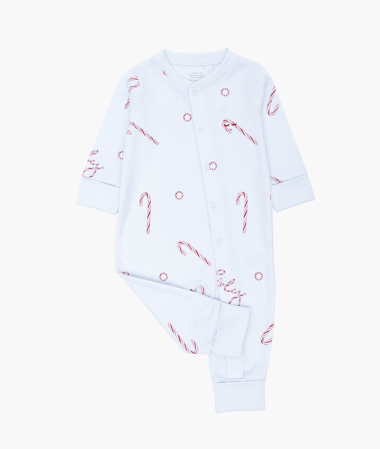 Blue Candy Cane Overall