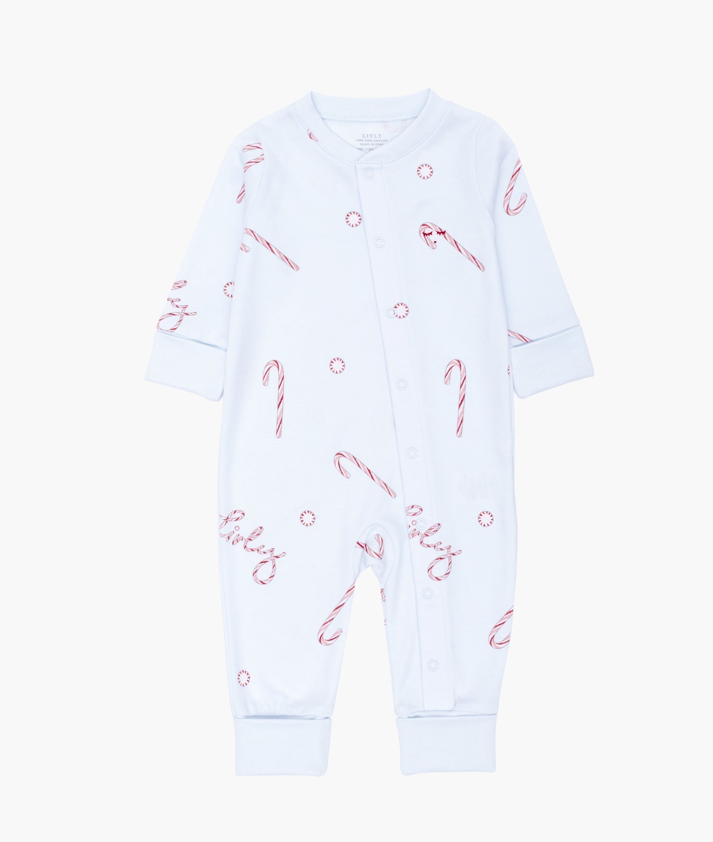 Blue Candy Cane Overall