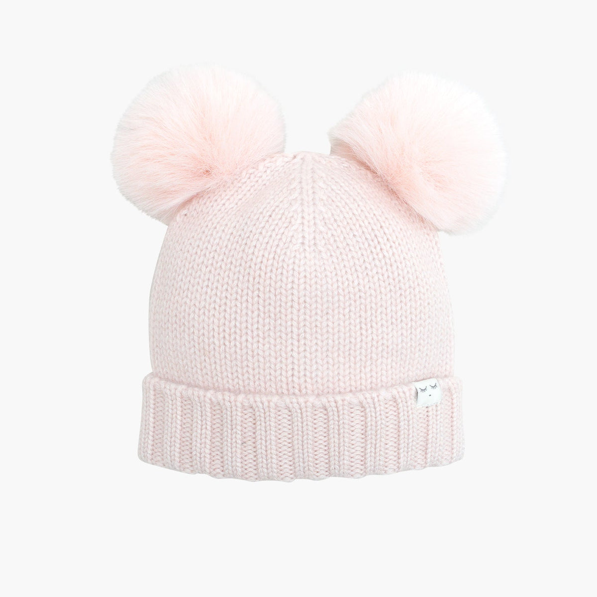Henri Bendel Cashmere Knit Pom Beanie in blush pink Brushed Cashmere Beanie - Light Pink - & Other Stories US main image 2