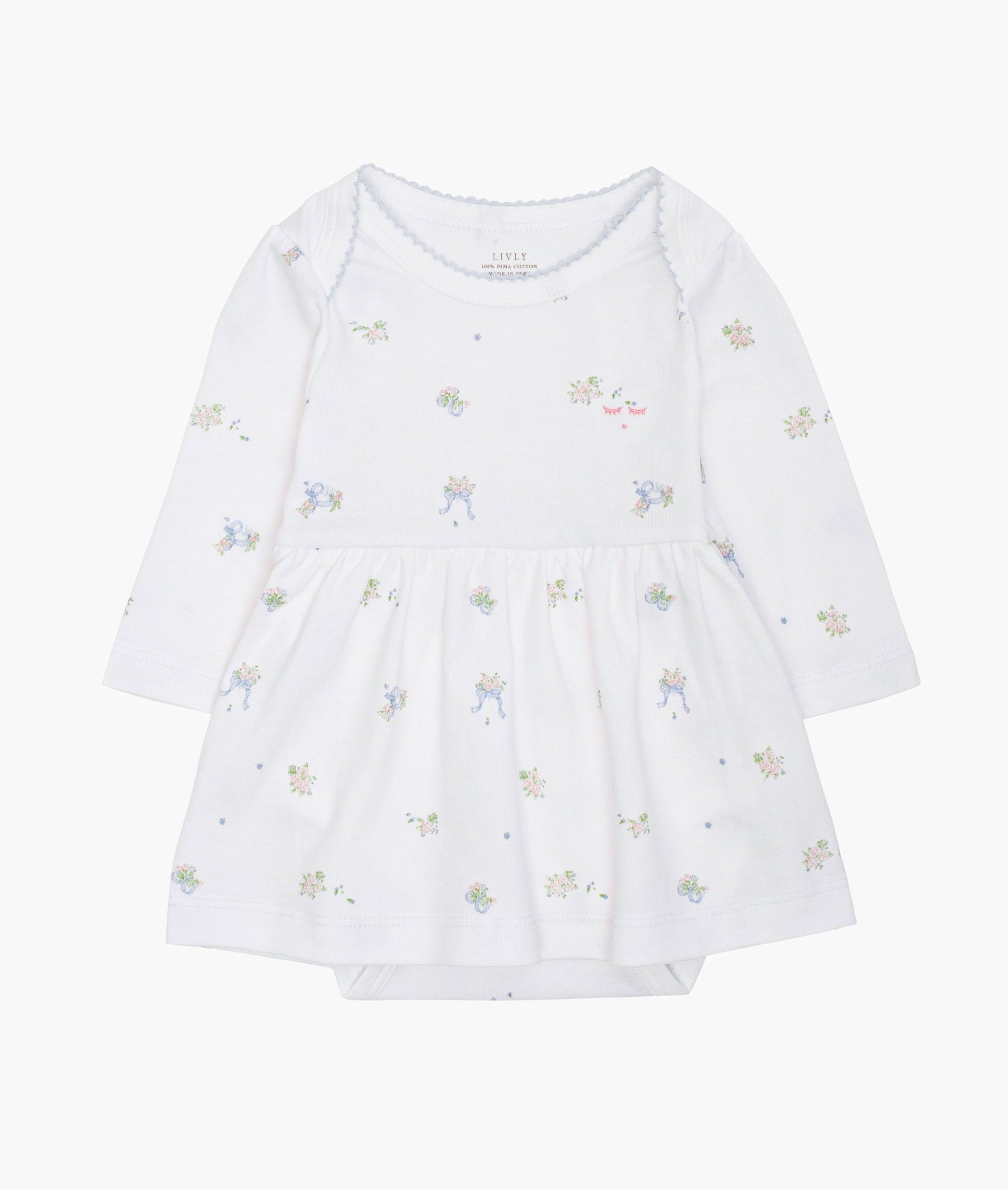 Roses And Ribbons Baby Dress