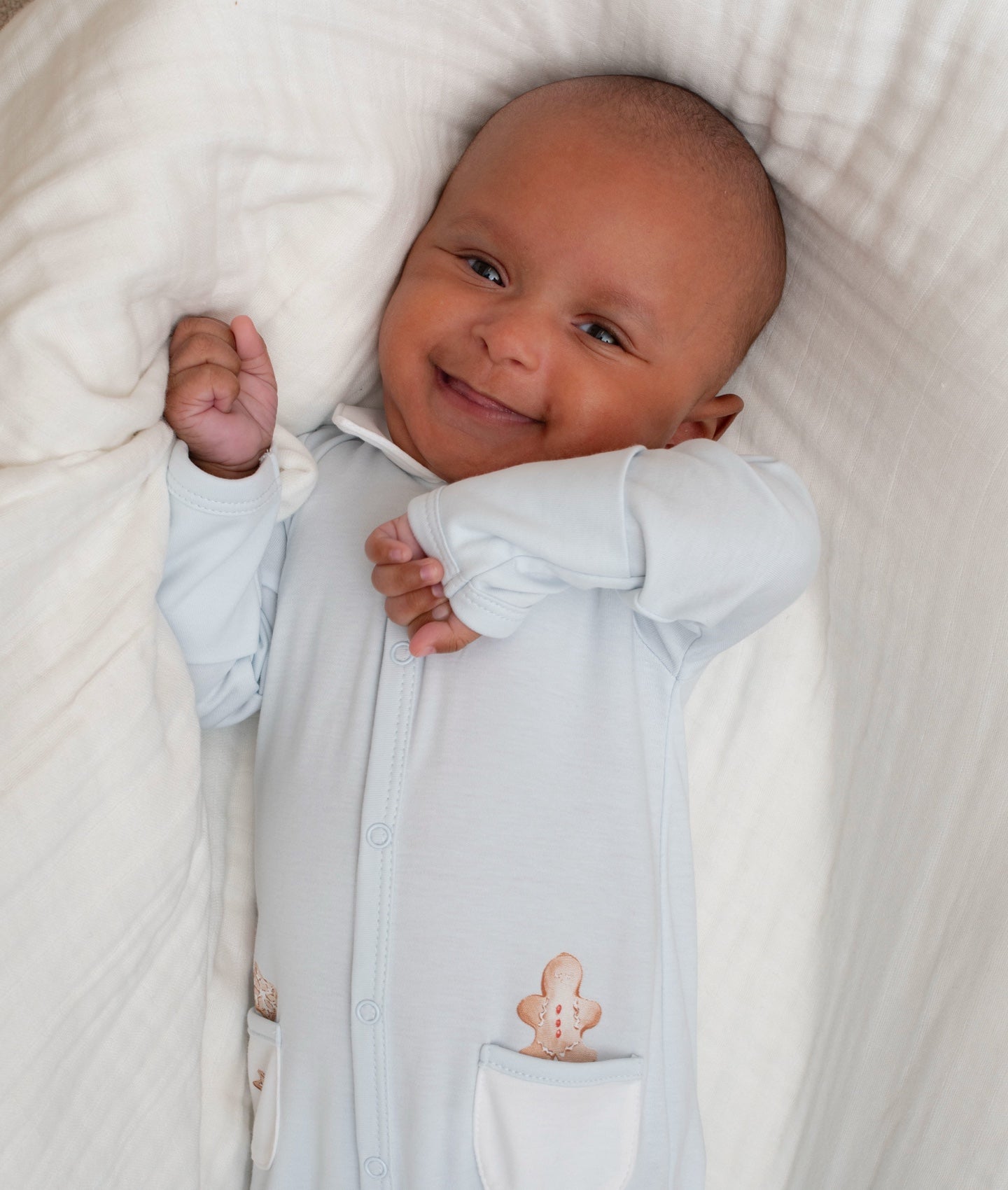 Little Gingerbreads Collar Footie