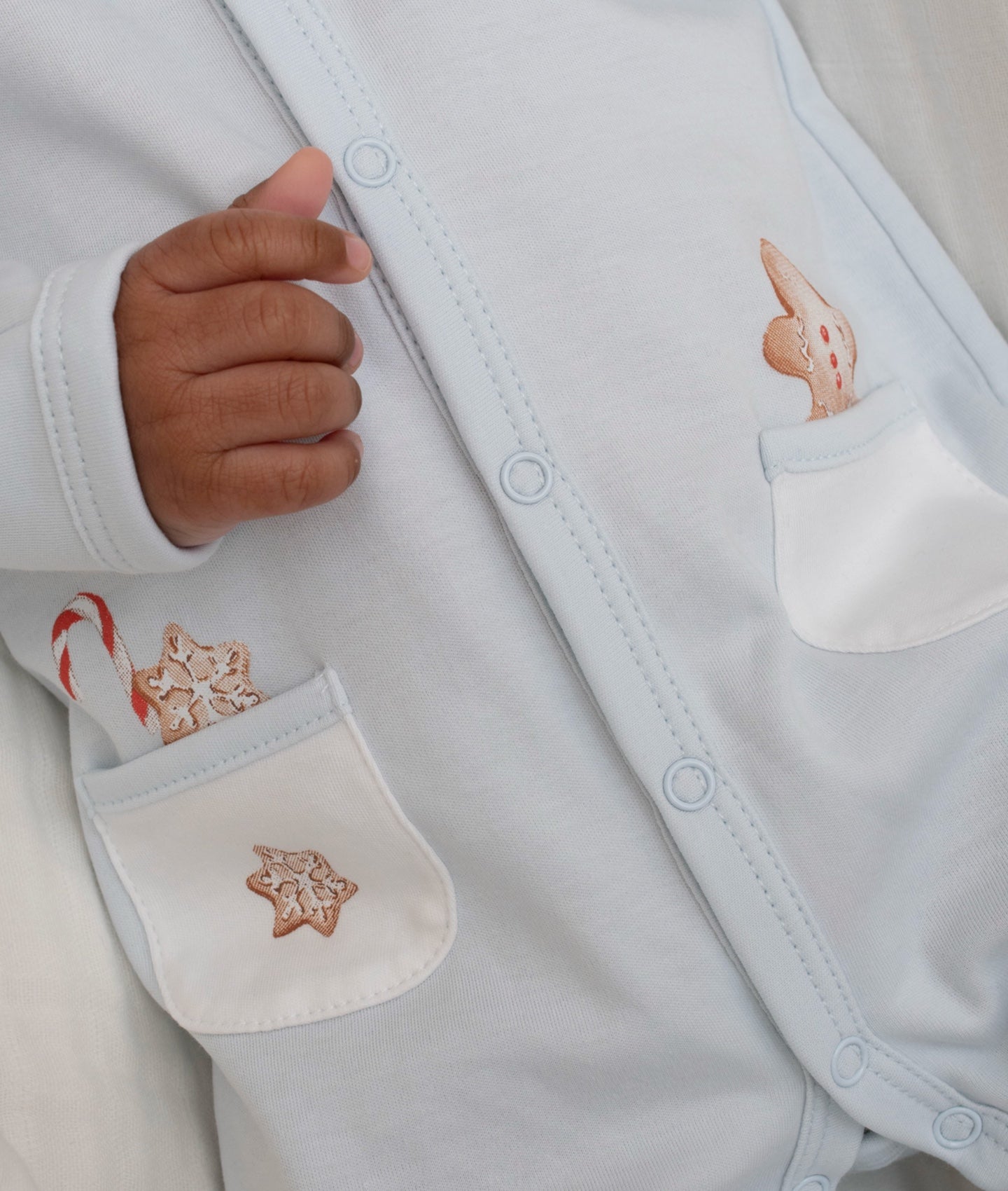 Little Gingerbreads Collar Footie