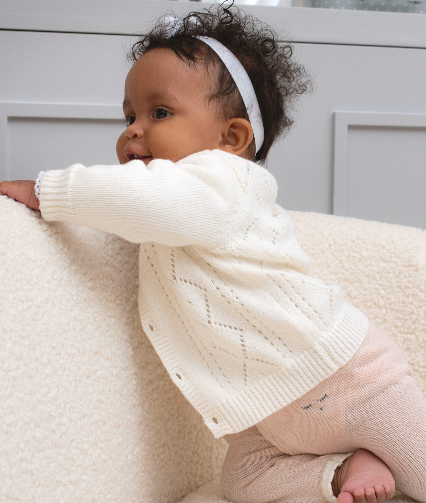Pointelle Cardigan