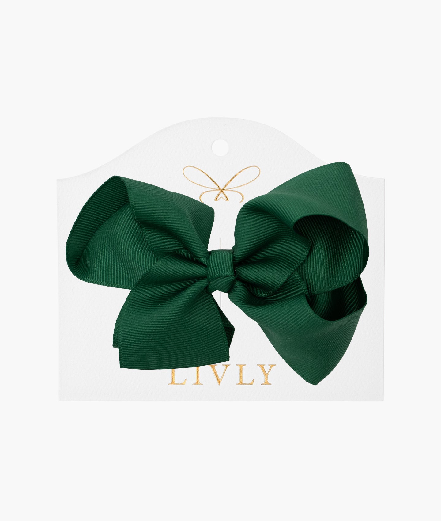 Large Bow Forest Green
