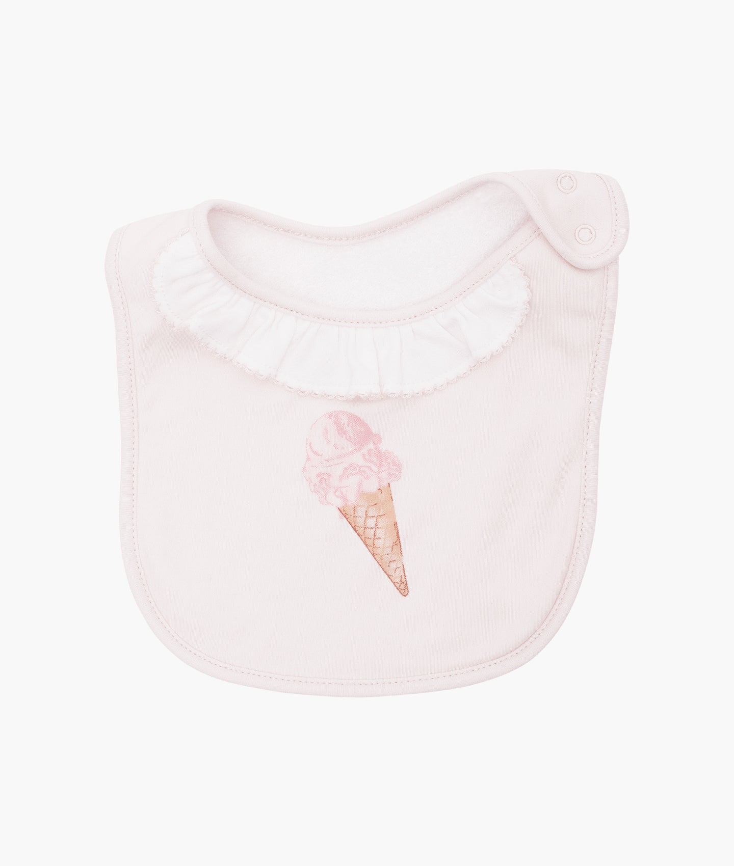 Ice Cream Ruffled Bib
